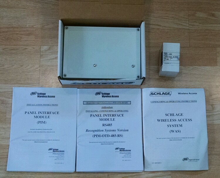 Schlage security SBB PIM OTD 485RS / 593PI 12vdc plug