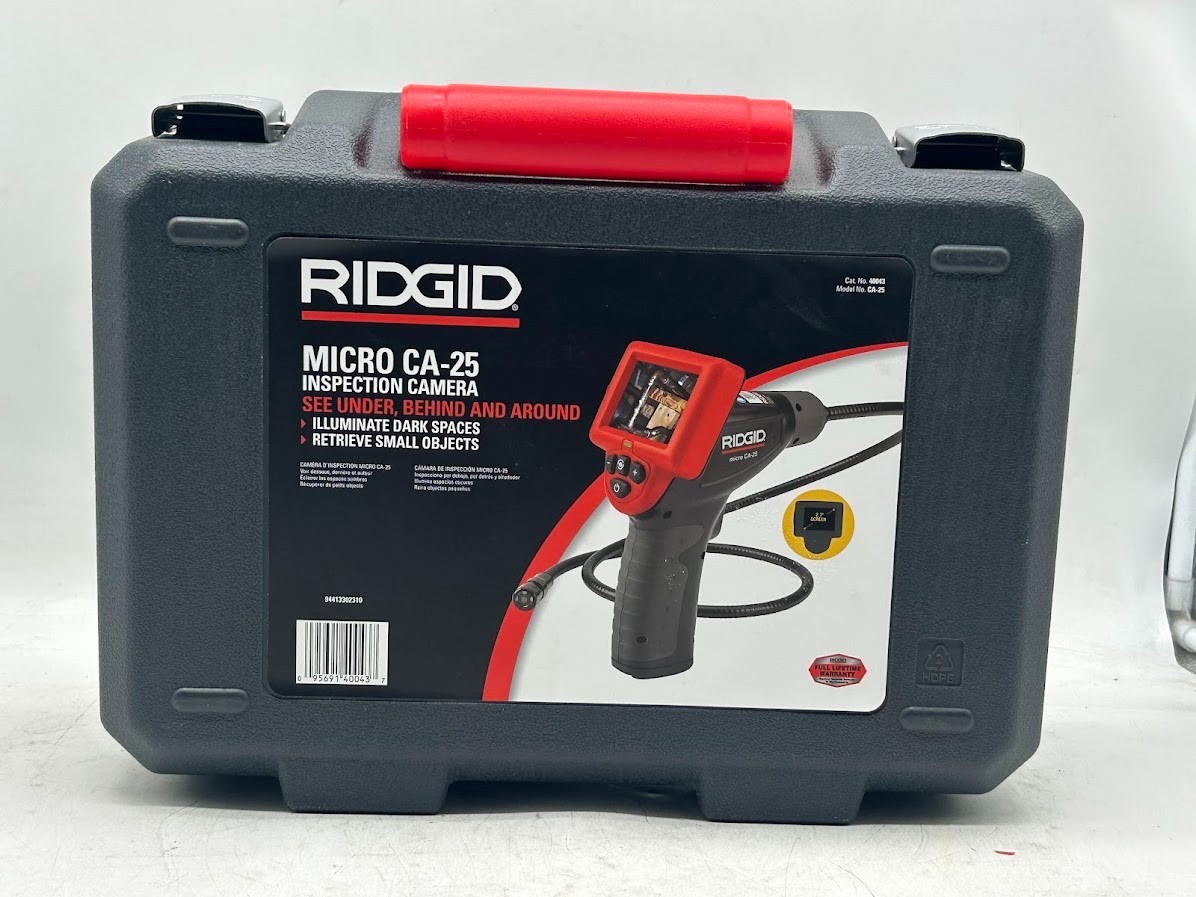 RIDGID CA-25 Micro Visual Inspection & Diagnostic Handheld Camera 2.7 in Display