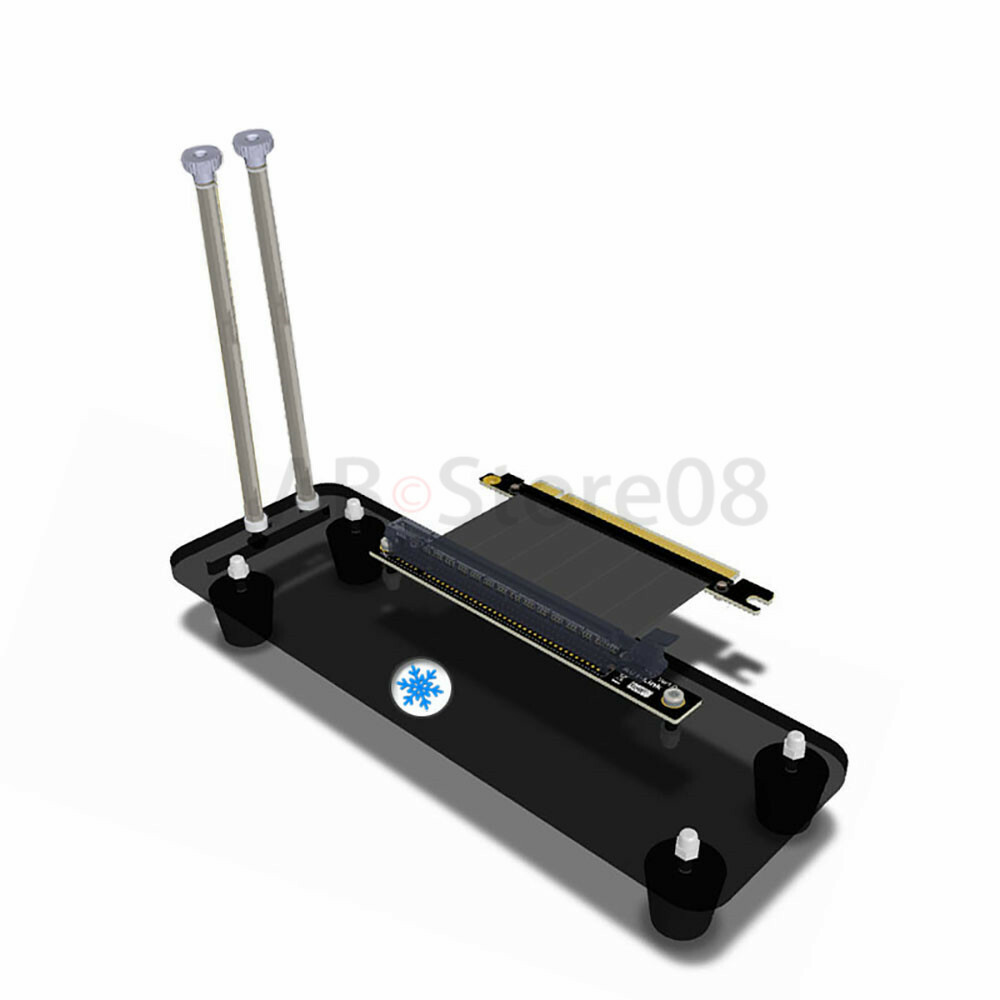 PCI- E 3.0 16X Graphics Card vertical kickstand/base with PCI-E extension