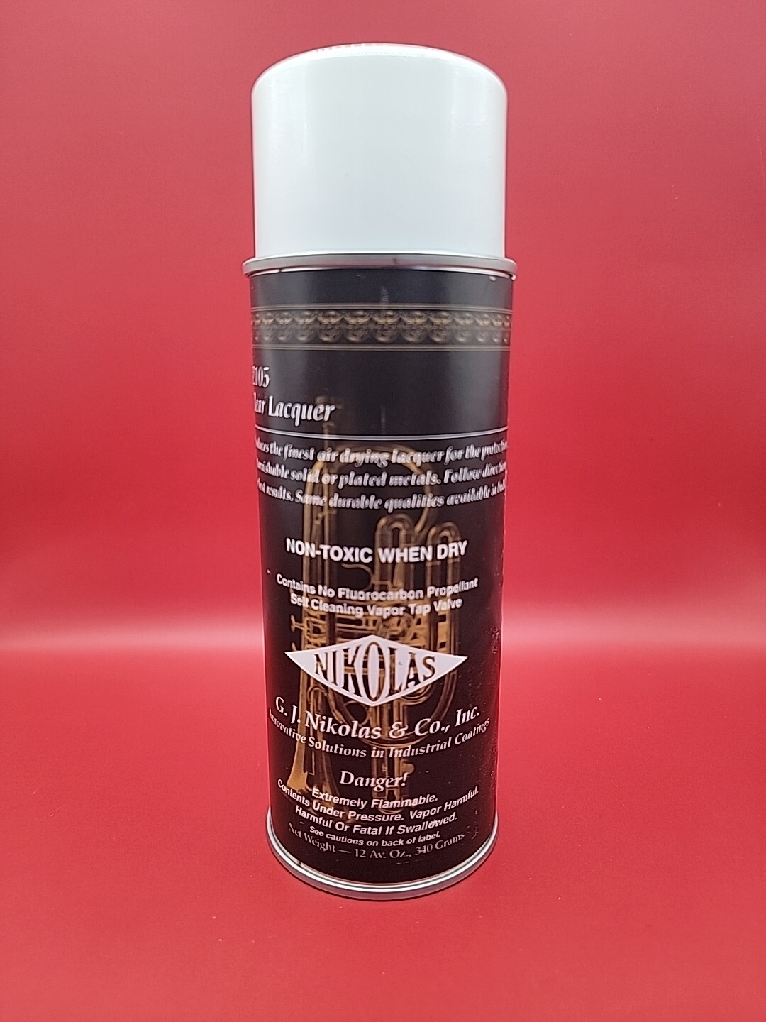 NIKOLAS 2105 SPRAY LACQUER - CLEAR 12 oz (340g) aerosol can