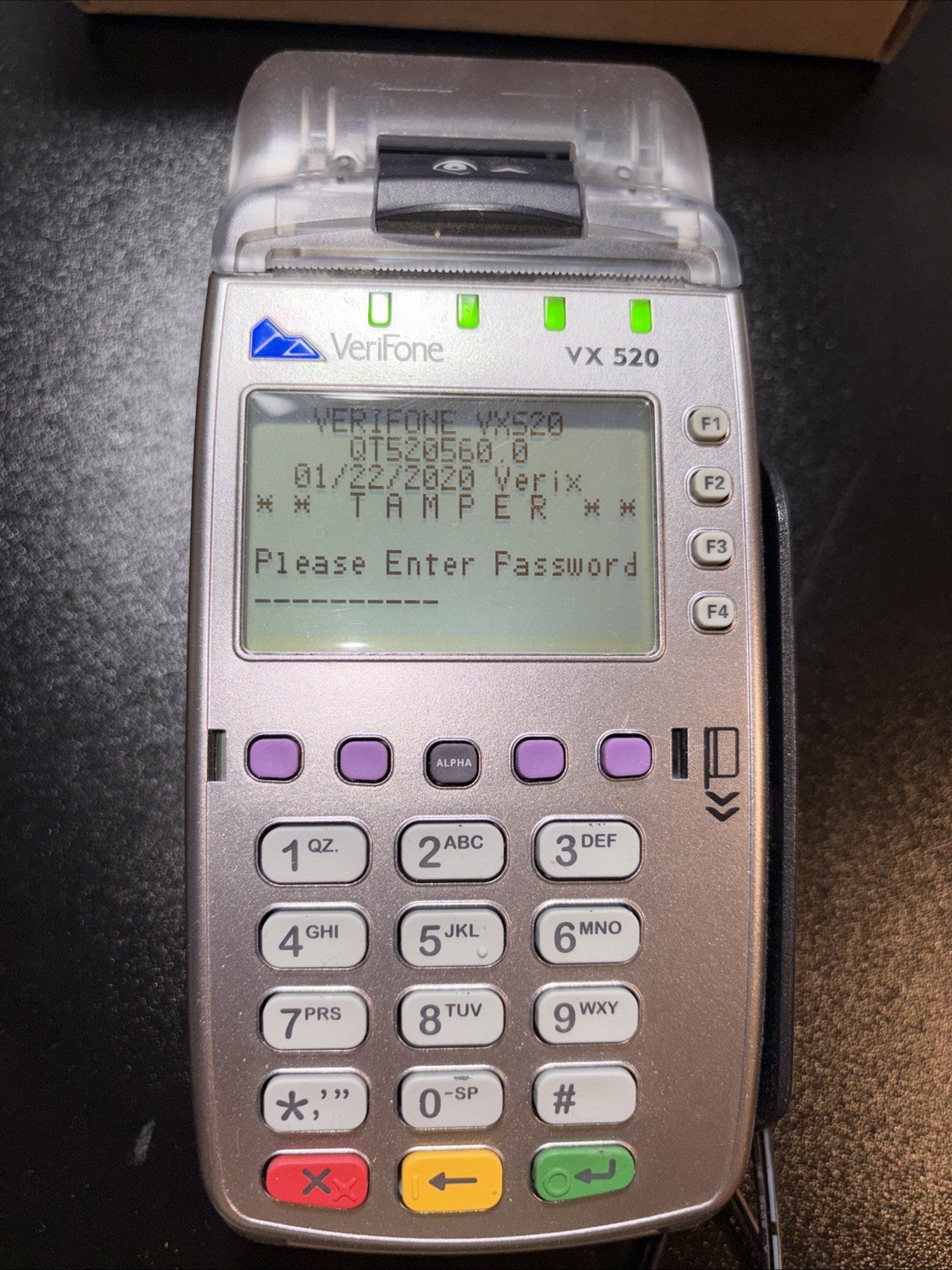 VeriFone VX 520 CTLS M252-653-A3-NAA-3