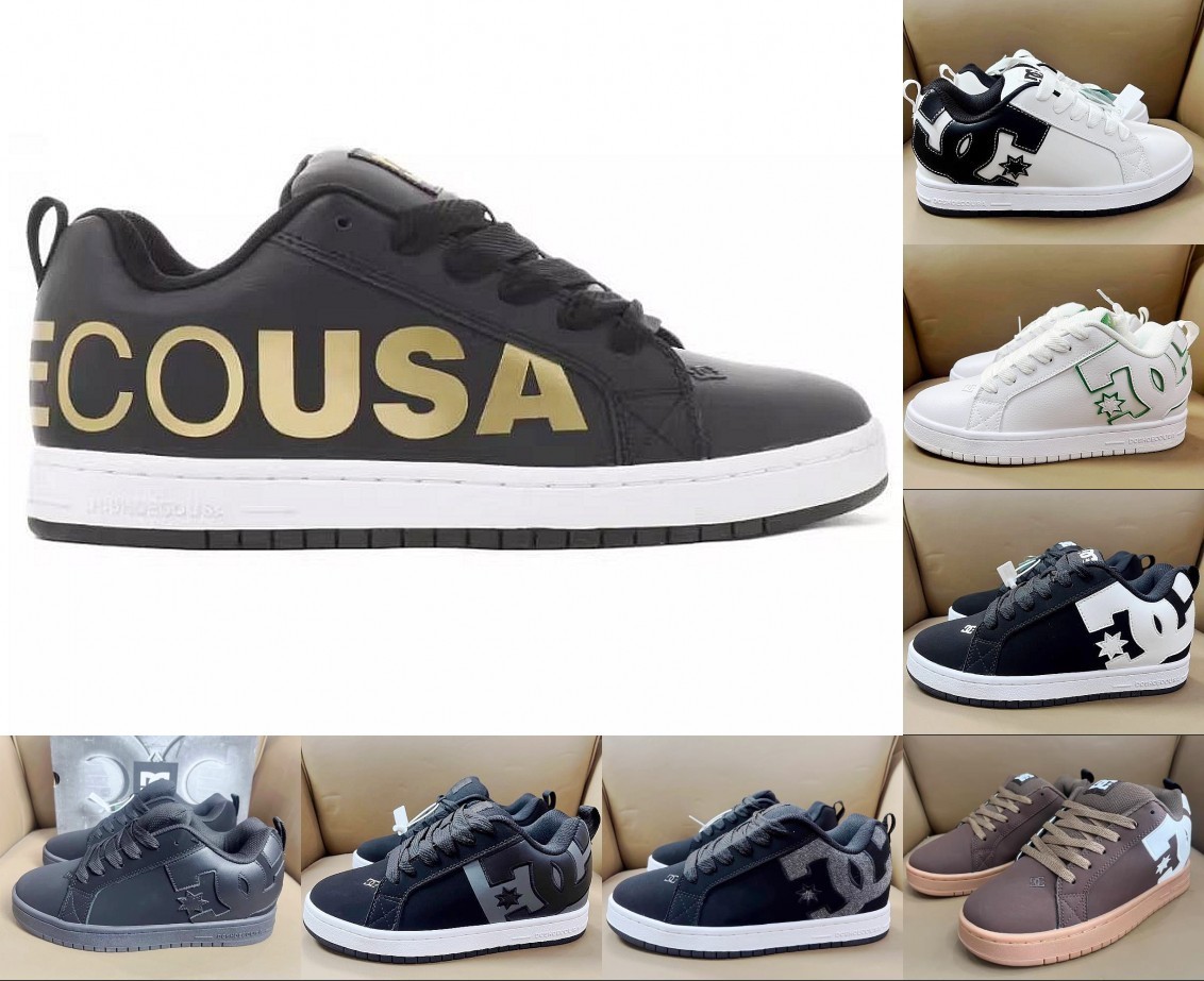 DC Men's Court Graffik Shoes Walking Skateboard Shoes US size