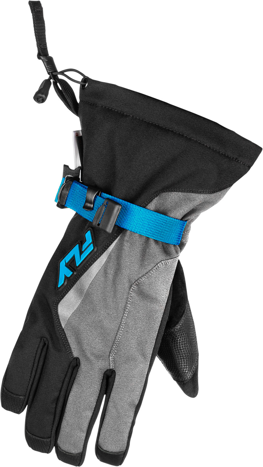 FLY RACING - Gauntlet Gloves Light Grey/Black/Blue Xs | 371-0606XS
