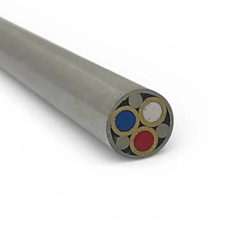 Mosaic Knife Handle Pin- 1/4" x 6"- SS w Red, White, Blue Resin- MP24