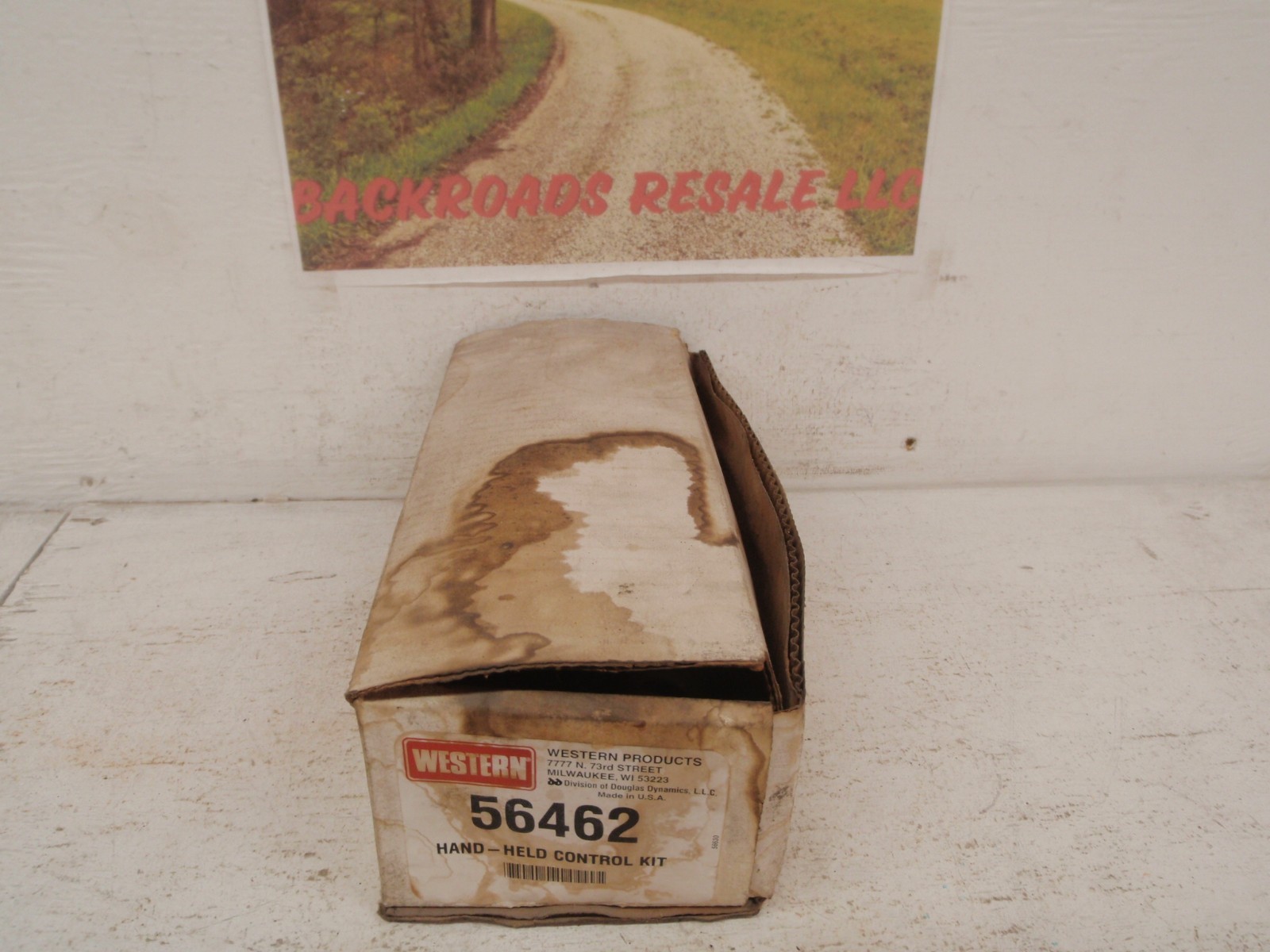 Western 5642 Handheld Control Kit Complete Damaged Box, Dry-Rotted Wires NOS