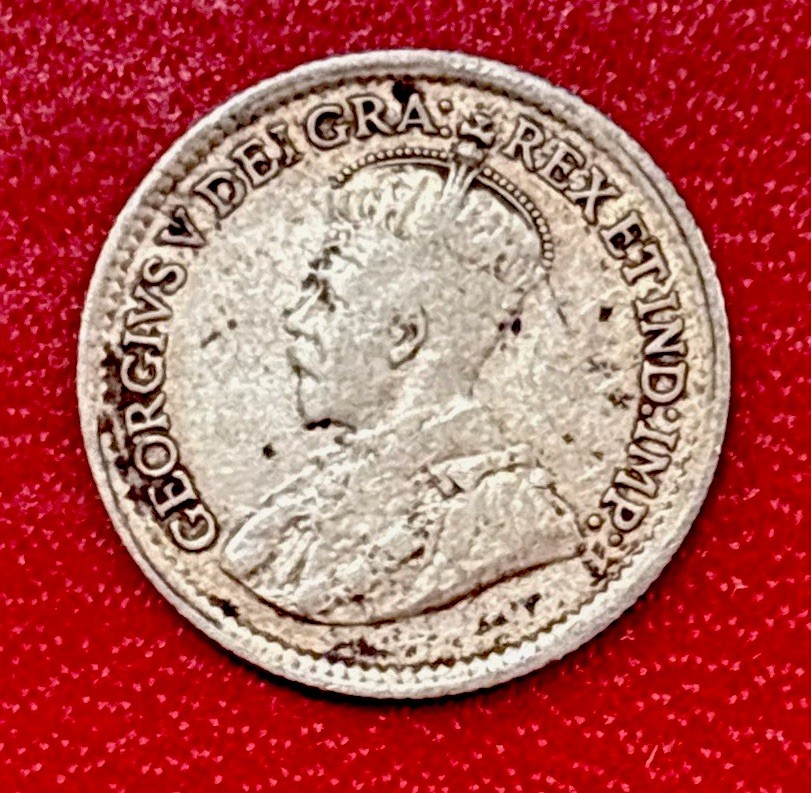 1920 Canada Silver! 5 Cents! ENN Coins
