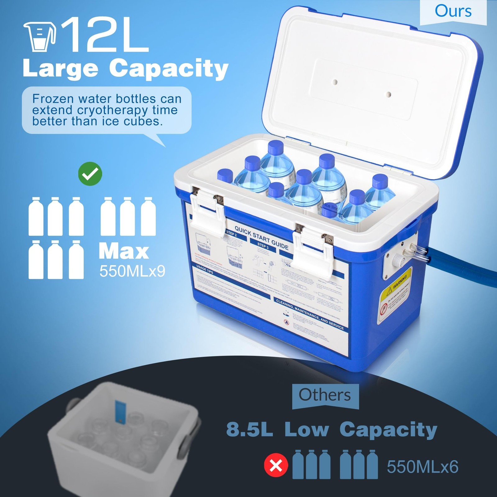 Cold Therapy Machine, Ice Machine System for Knee After Surgery, Cryotherapy ...