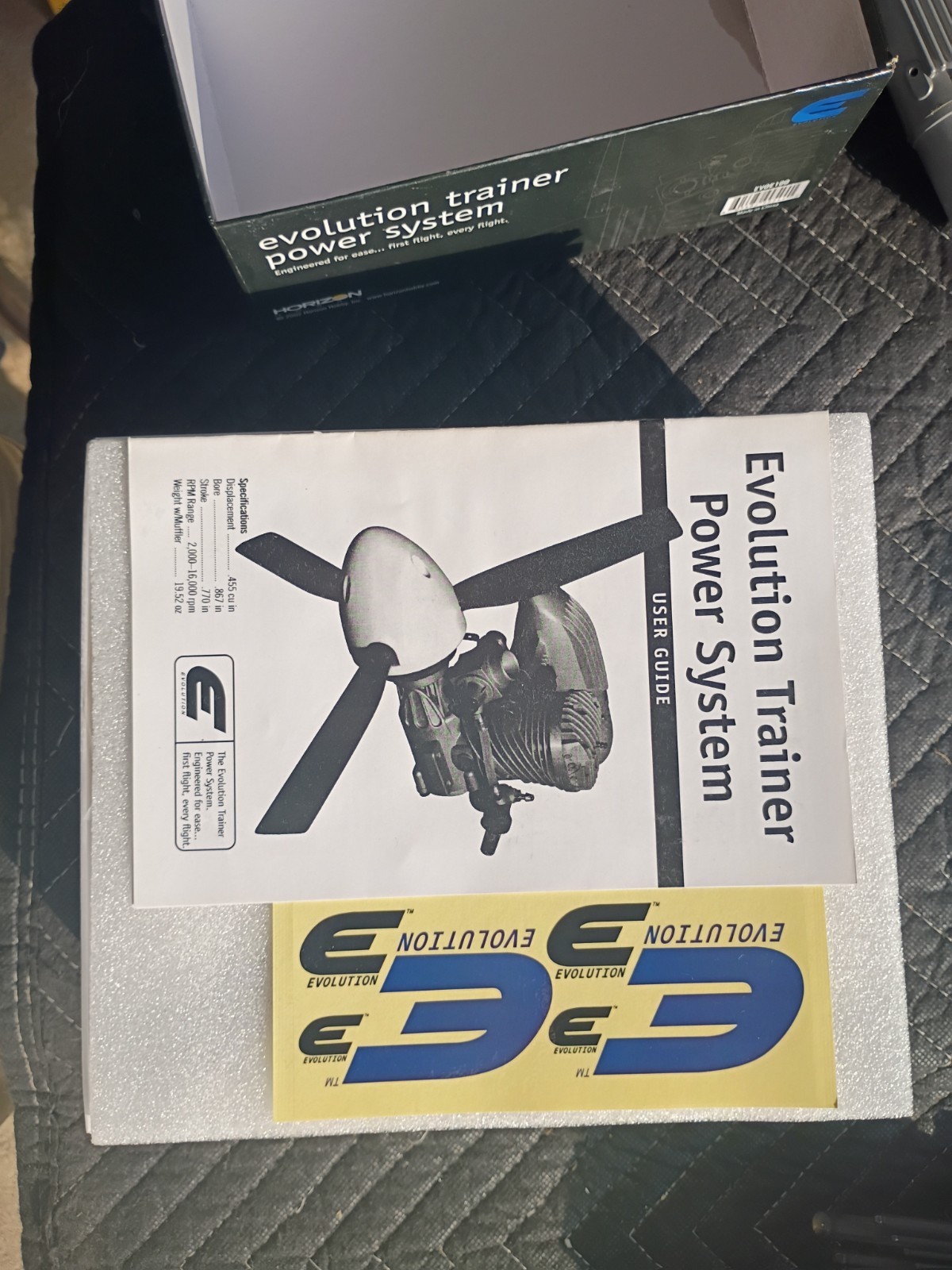 Horizon Evolution Trainer Power System RC Airplane Engine EVOE100 New In Box .46