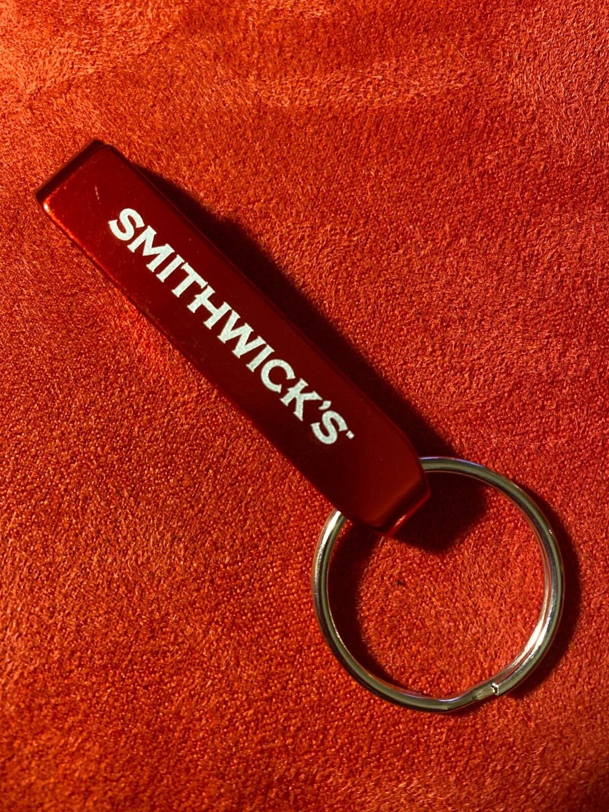 New Smithwick's Metal Red Bottle Opener Keychain (choose your quantity) 