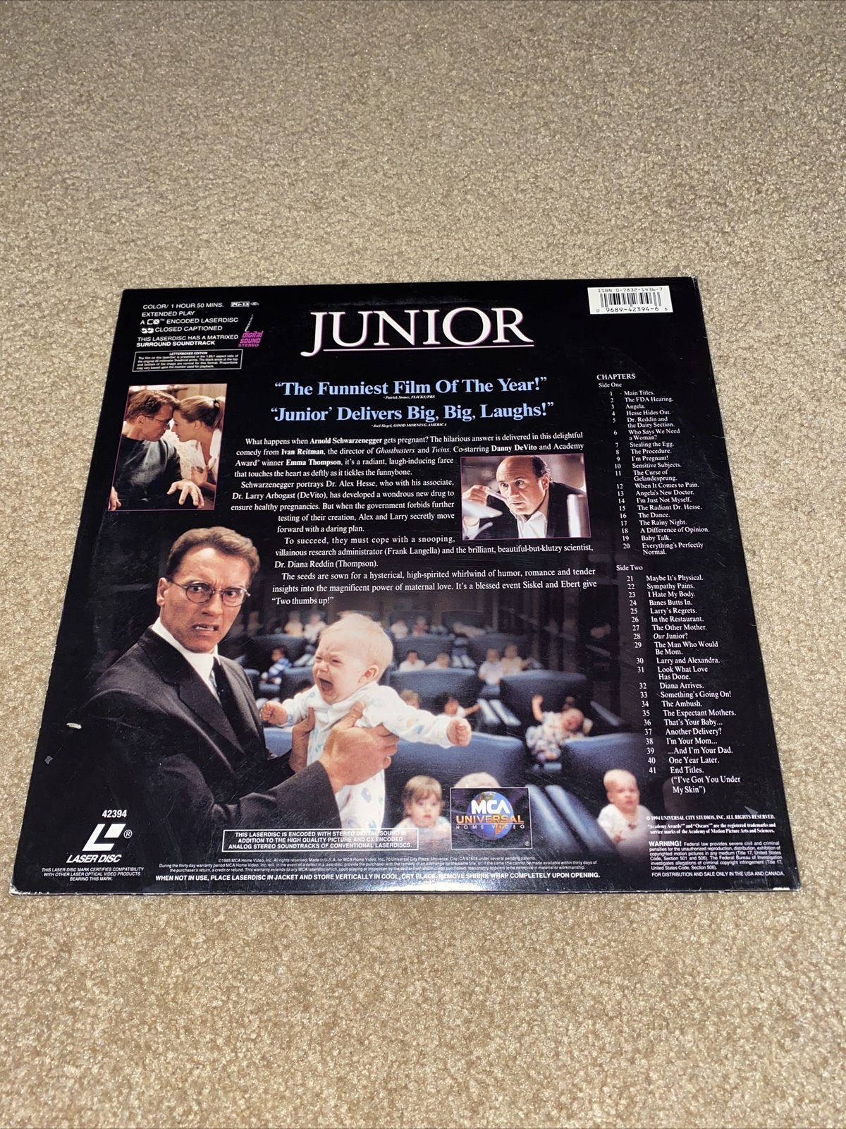 Junior (Laserdisc, 1995)