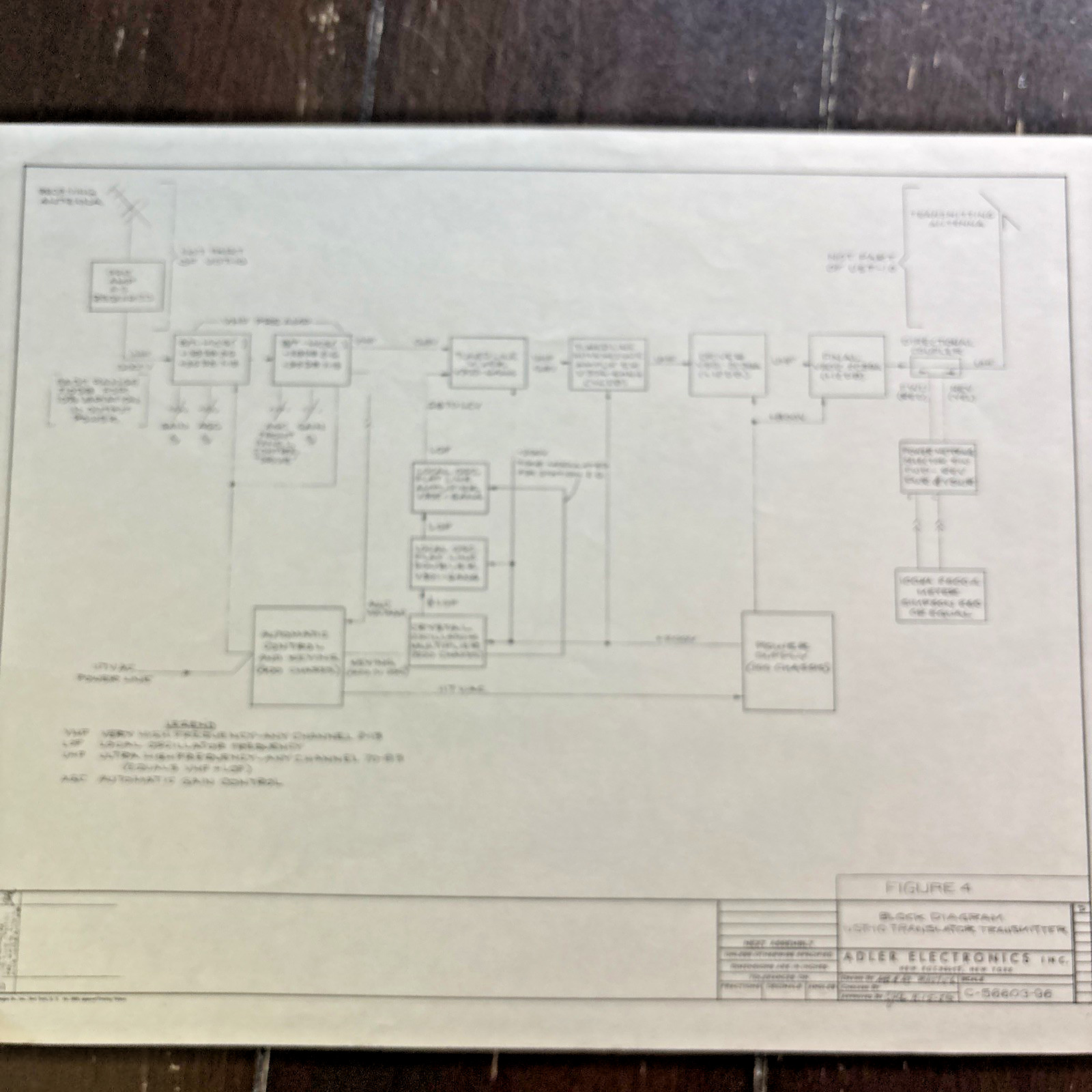 1957 Adler Electronics UST-10 Translator Transmitter Descriptive Paperwork 6 Pg