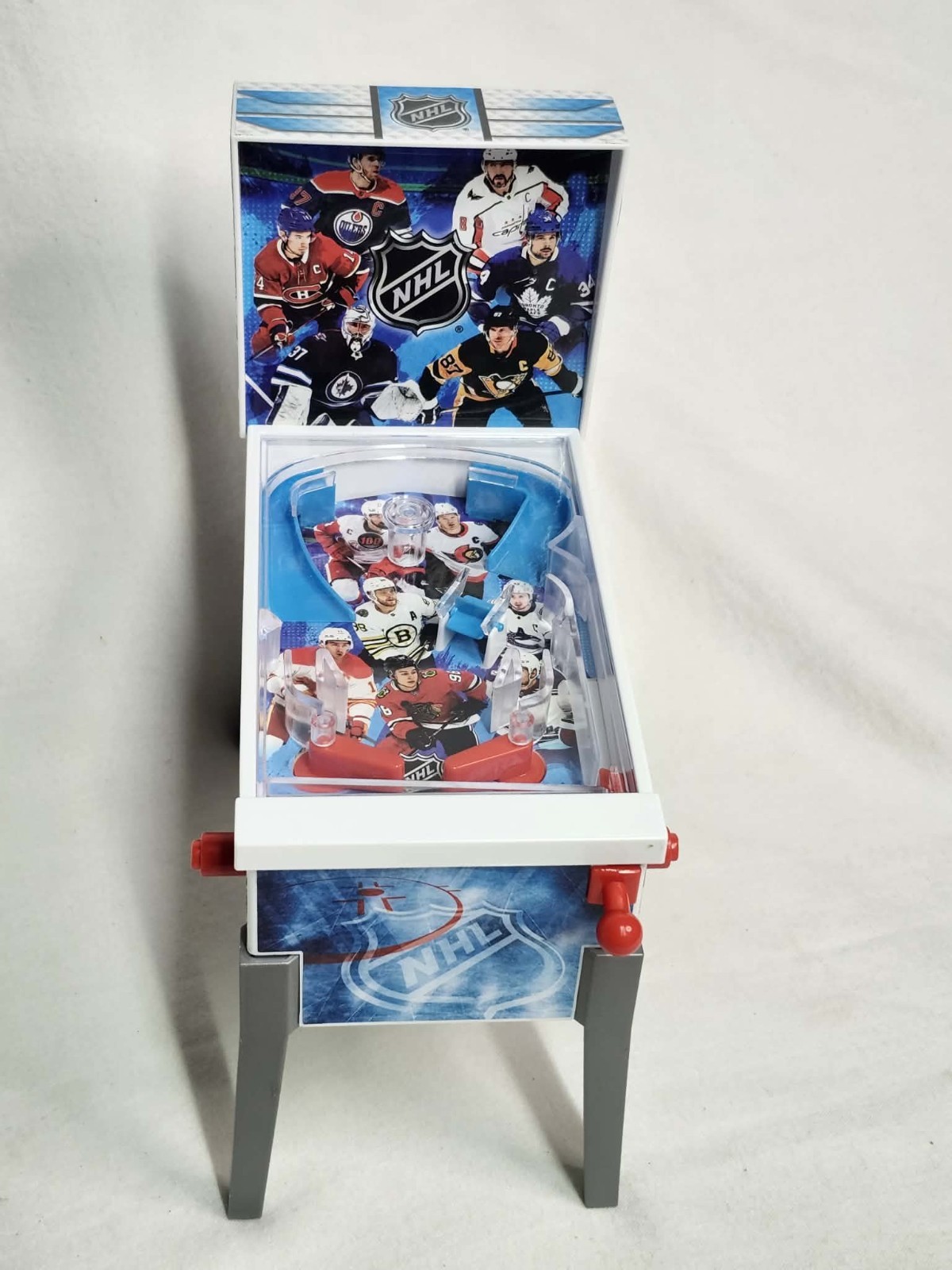 NHL Mini Arcade Pinball –Collector Series Deluxe Working Tested