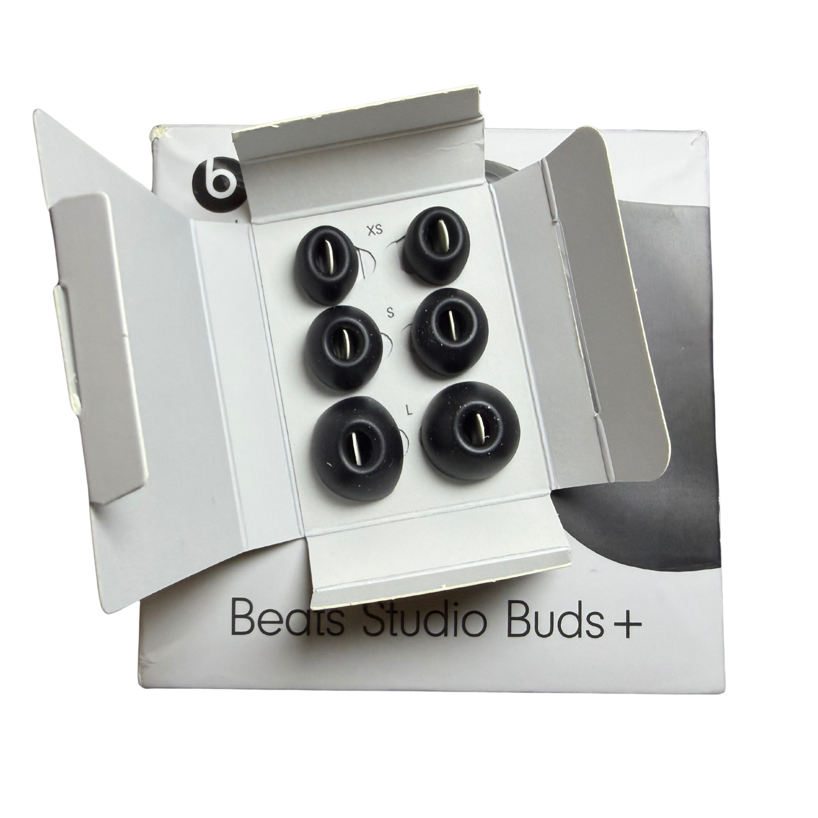 Original Silicone Ear Tips For Beats Studio Buds+ Plus Black Earbuds XS, S, L