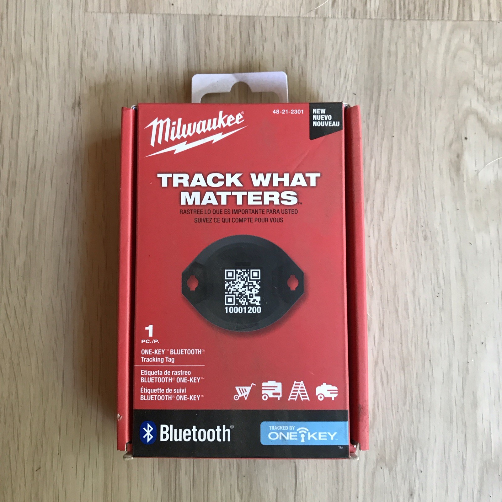 Milwaukee ONE-KEY Bluetooth Tracking Tag 48-21-2301 Tool Tracker NEW Sealed