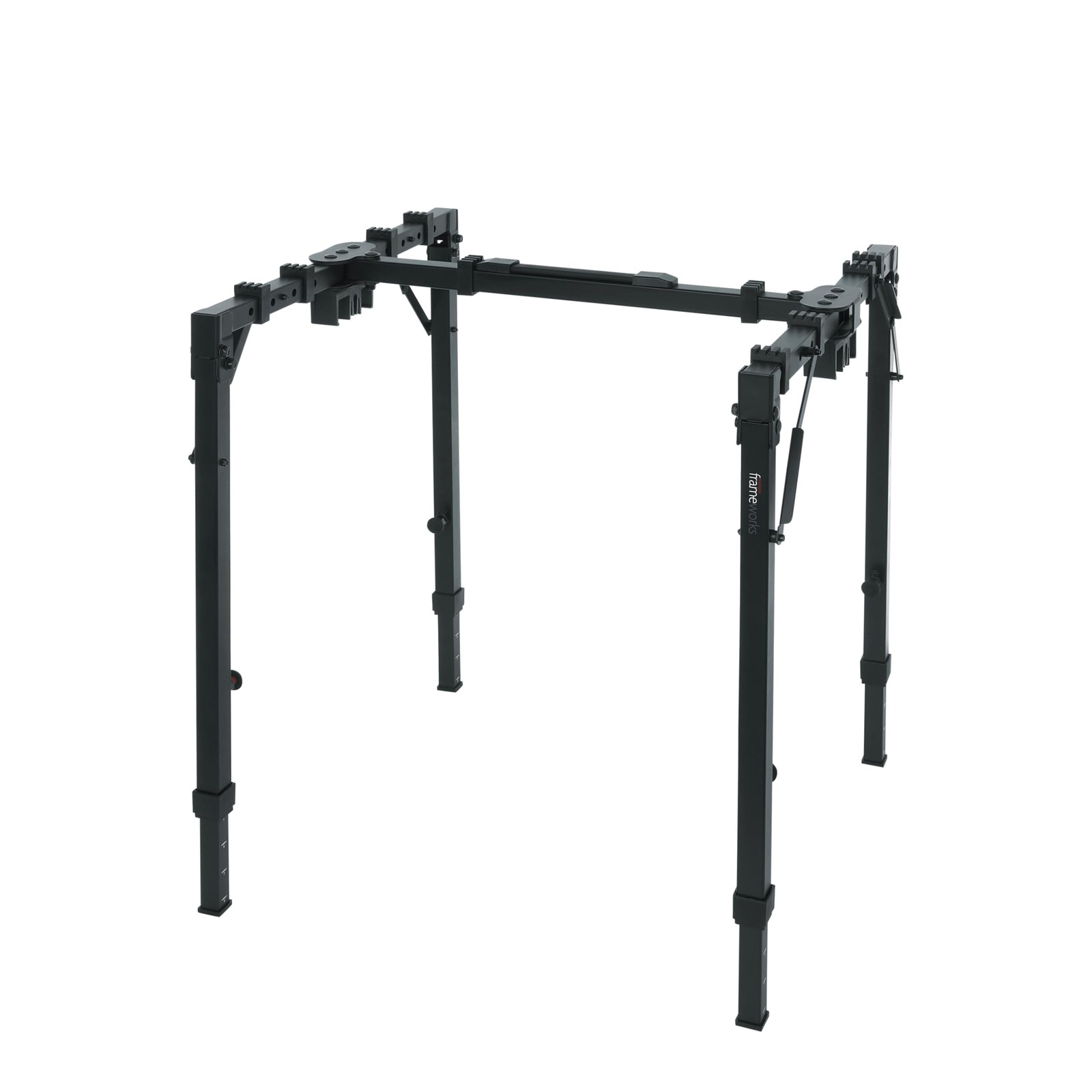 Gator Frameworks Adjustable T-Stand Folding Workstation or Keyboard Black