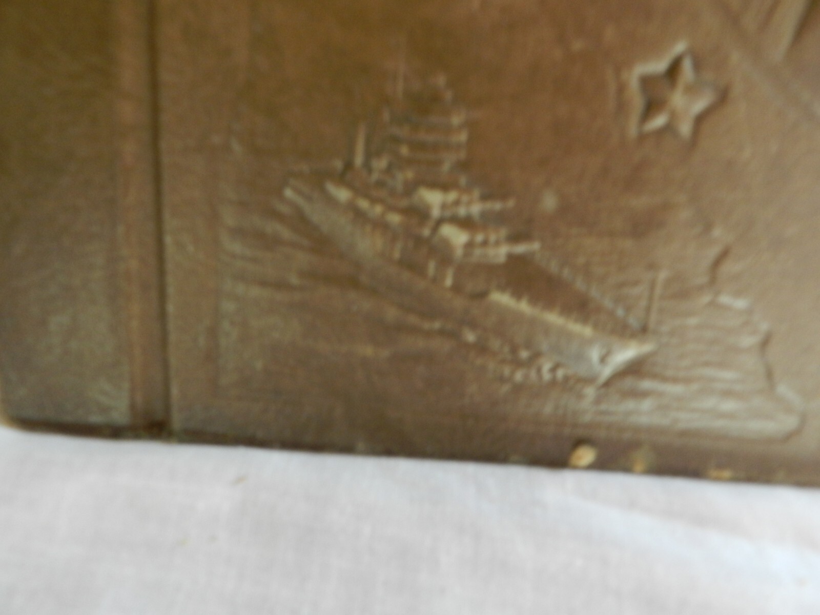Vintage WW2 Era Scrapbook, Uncle Sam, Plane, Eagle, Ship, Cannon