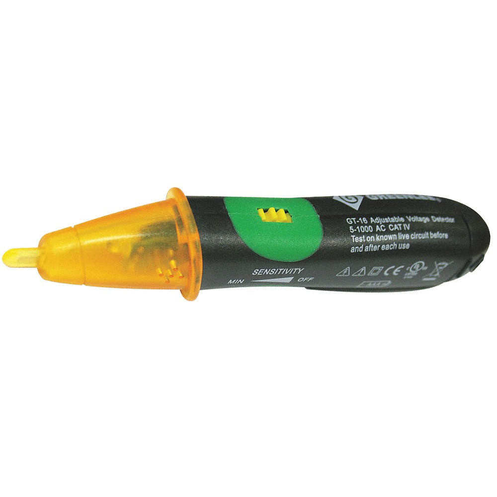 GREENLEE GT-16 Voltage Detector, CAT IV 1000V, No Disp 2NRW6