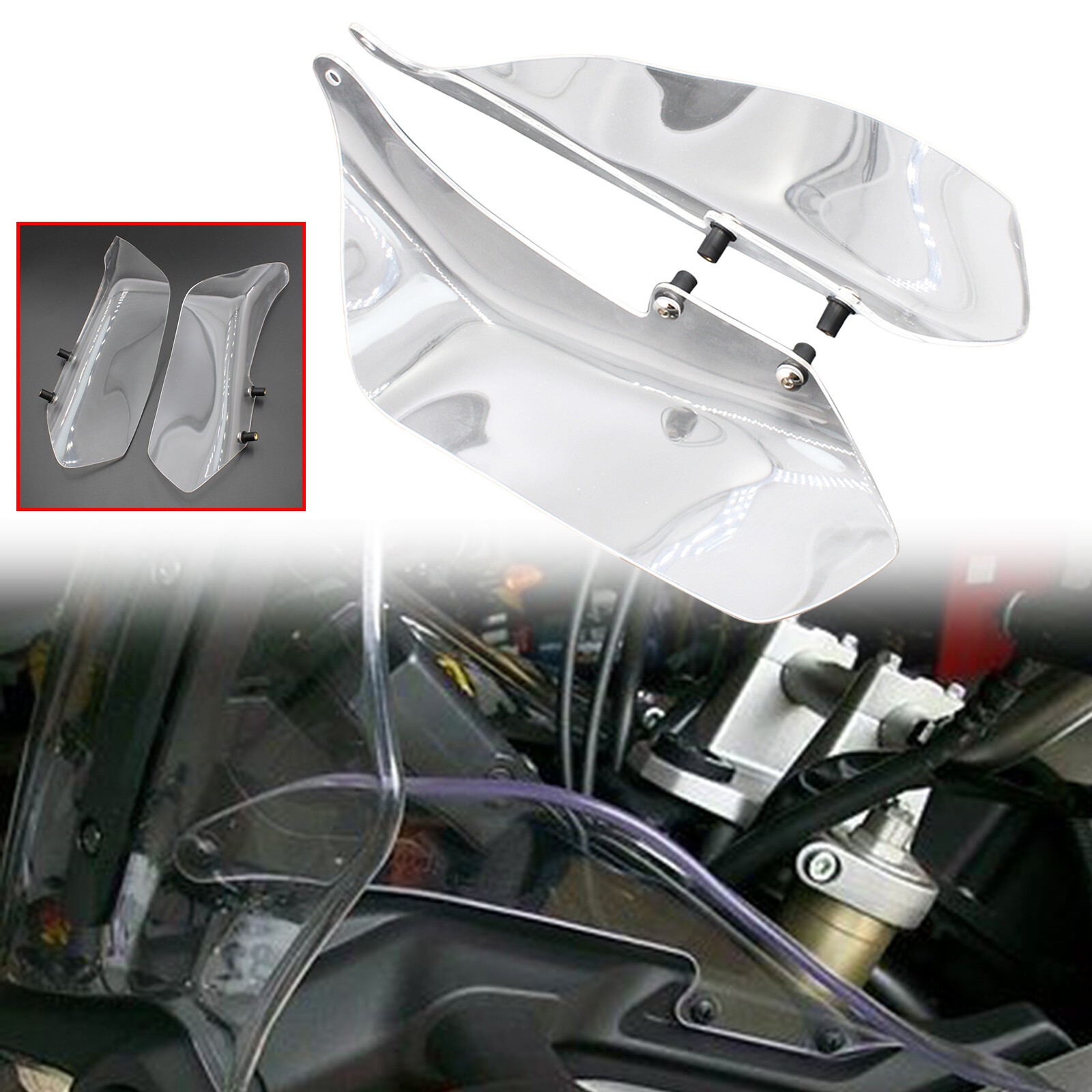 🏍️🔧For Yamaha XT1200Z Windshield Side Wind Deflectors Super Tenere 2012-2013