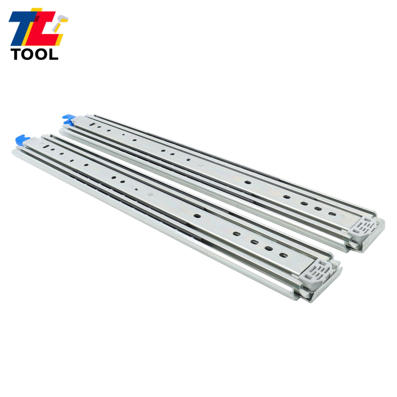 Industrial 22" Locking Slides 500lb - Full Extension Ball Bearing With Lock