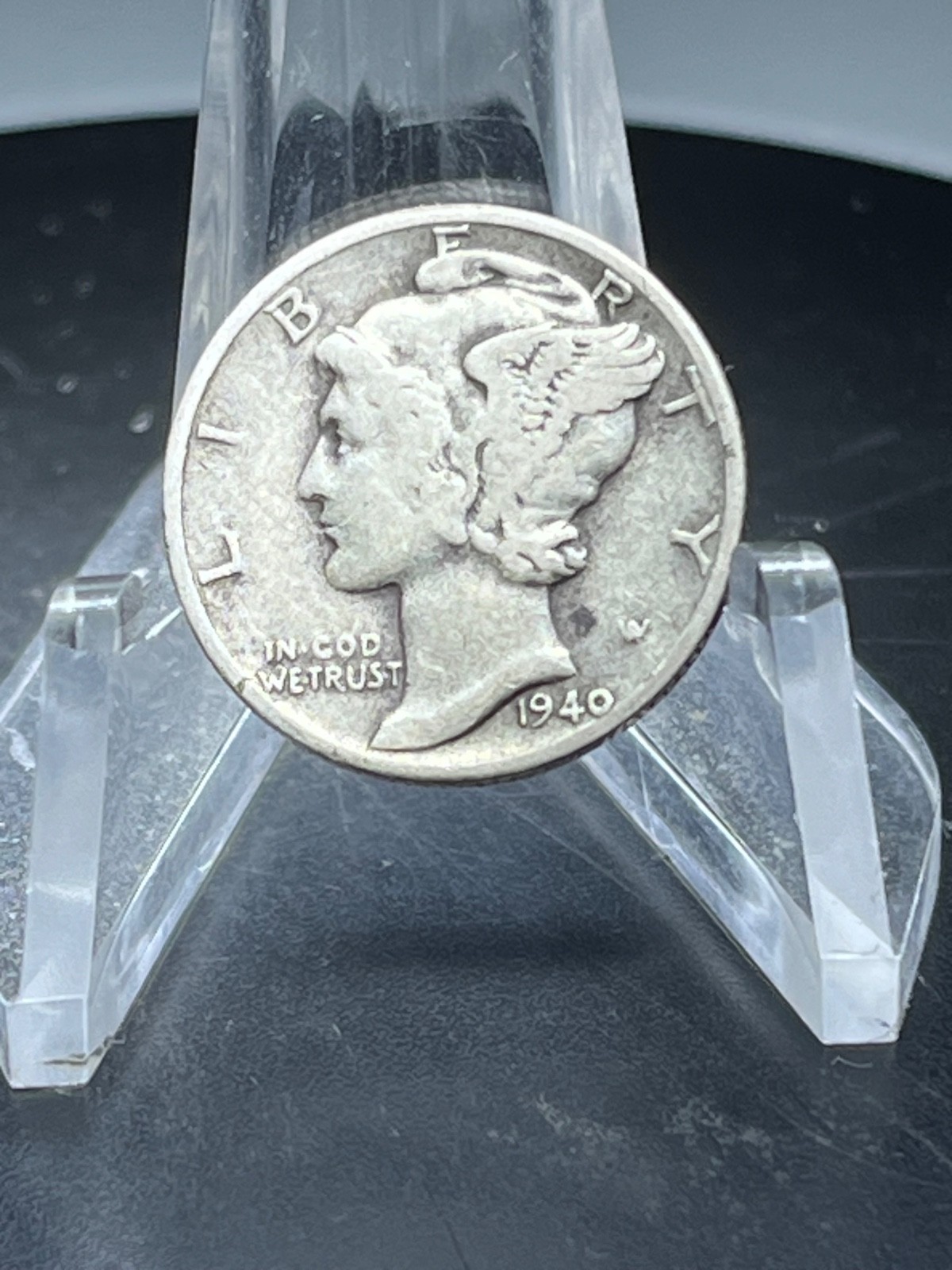 1940 Mercury Head Dime - No Mint Mark - Silver # RS76