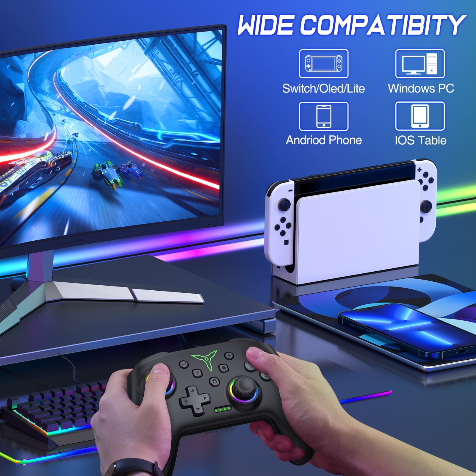 Nintendo Switch Wireless Pro Controller Gamepad For Nintendo Switch/Switch OLED