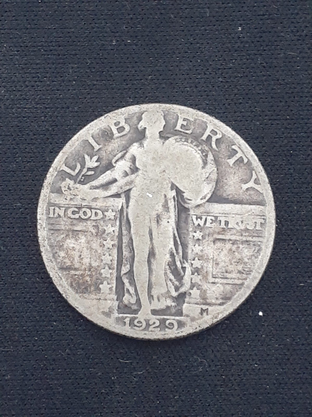 1929 STANDING LIBERTY QUARTER        VG