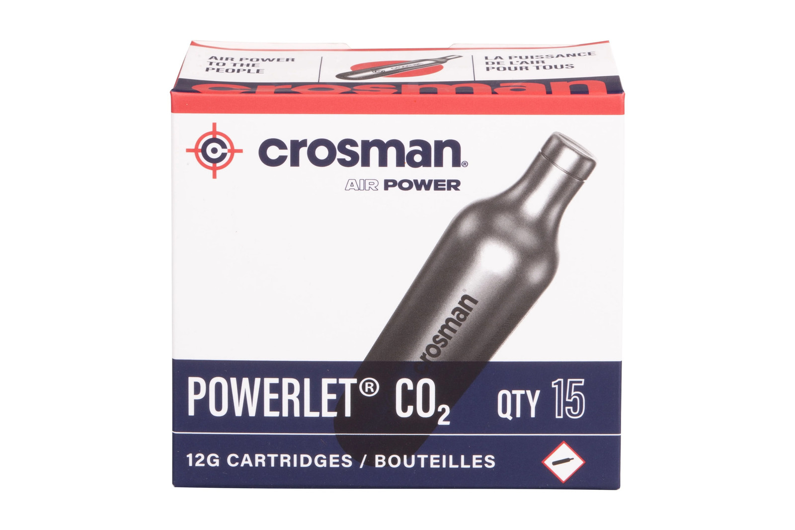 12 Gram CO2 Powerlet Cartridges for Airguns