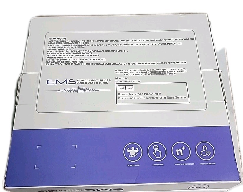 Abs Smart EMS Intelligent Pulse Abdomen Device Trainer Muscle Fat Burning System