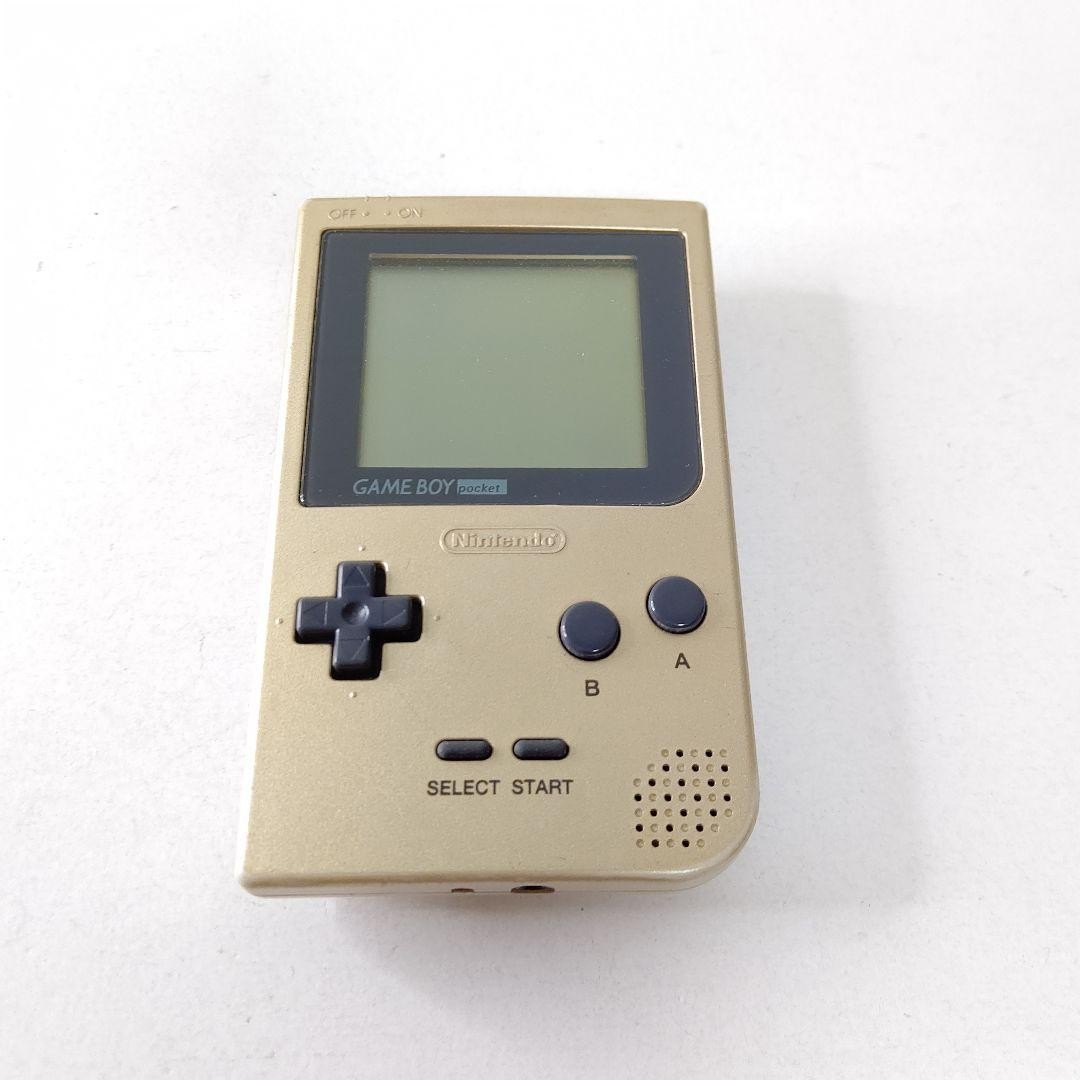 Nintendo Game Boy Pocket Gold Handheld Console Original Authentic Vintage