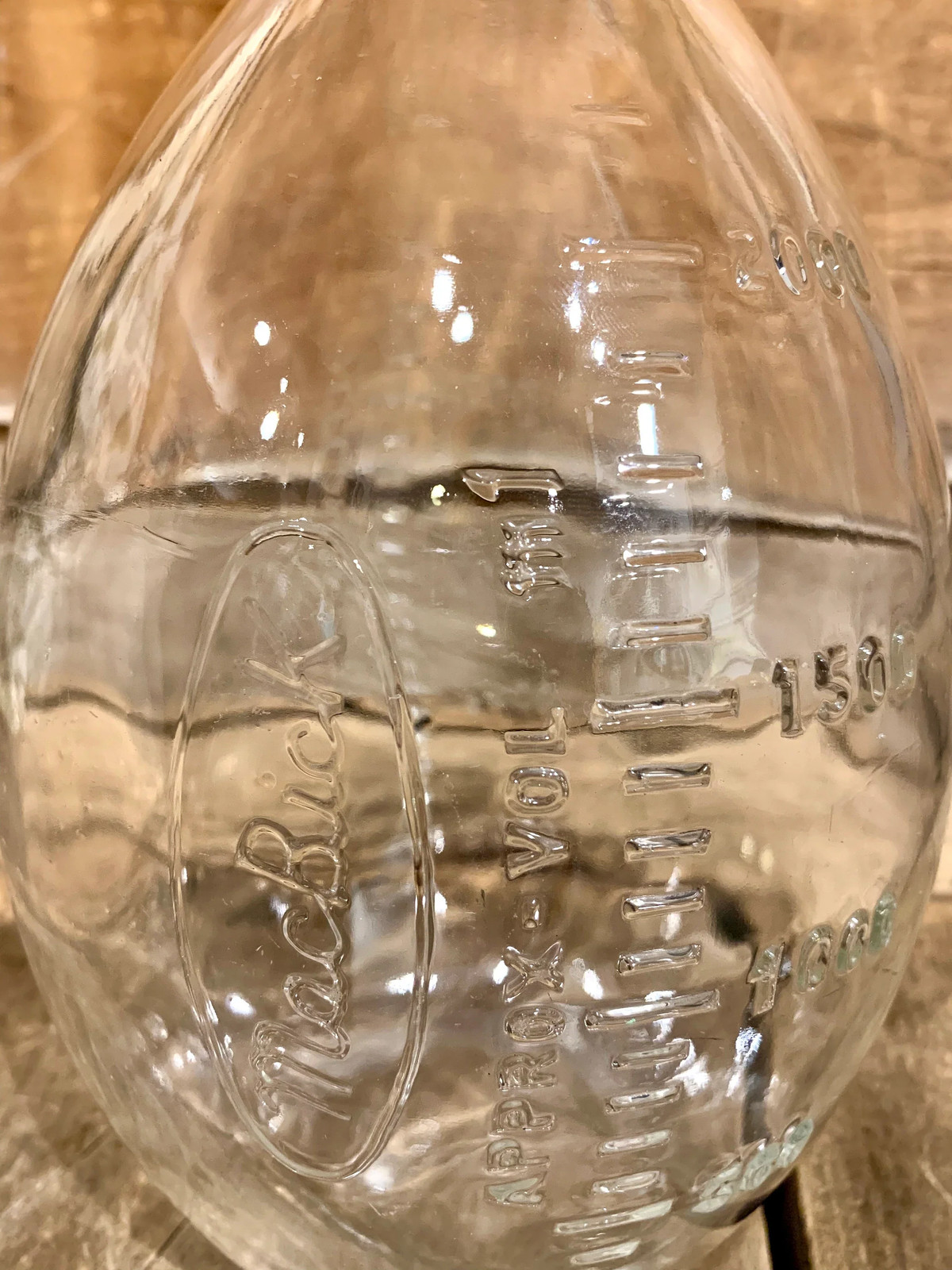 Macbick Laboratory Bottle | Vtg Large American Sterilizer Beaker| Rare Pyrex