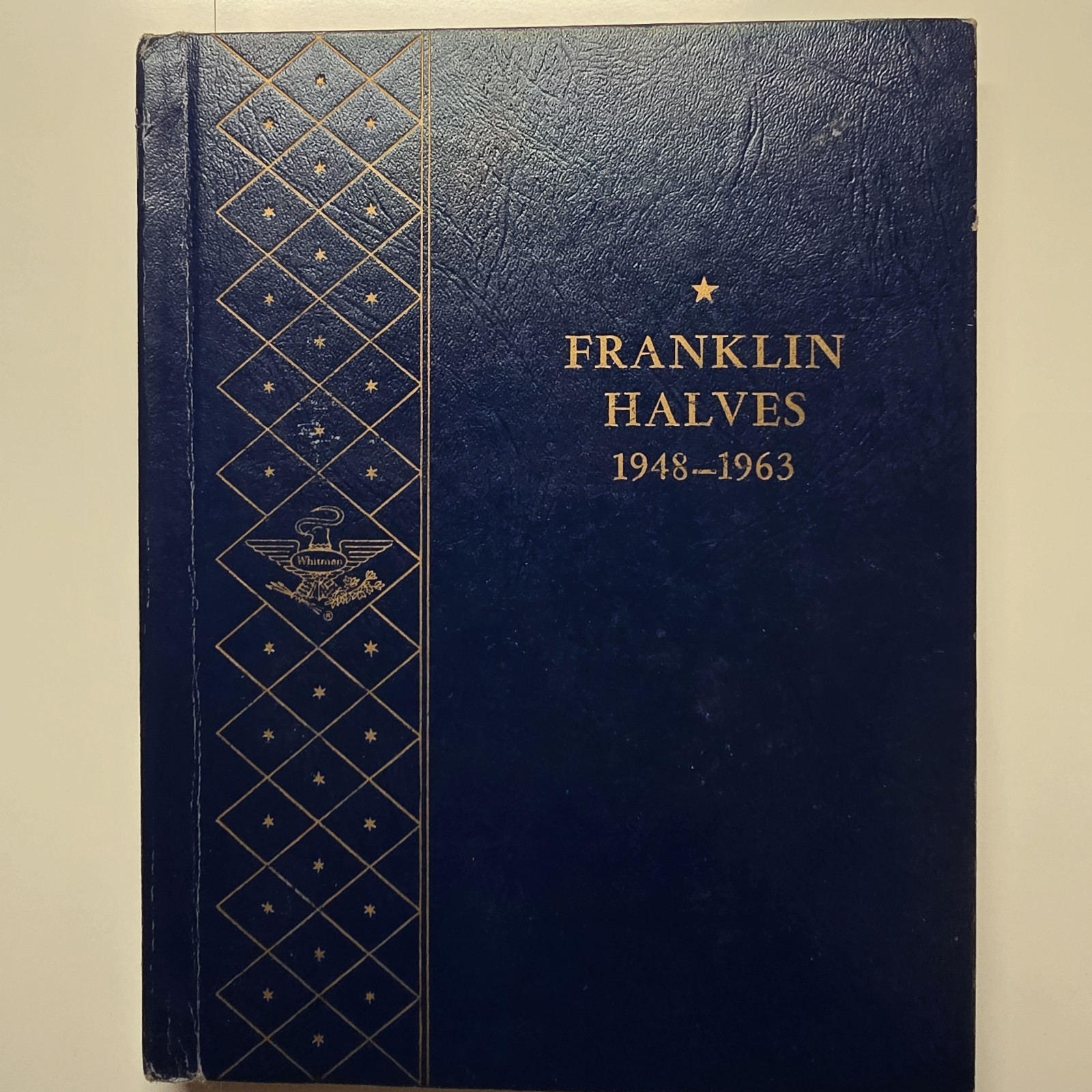 Complete 35 Pc Set FRANKLIN Half Dollars 90% SILVER 1948-1963 WHITMAN ALBUM F/BU