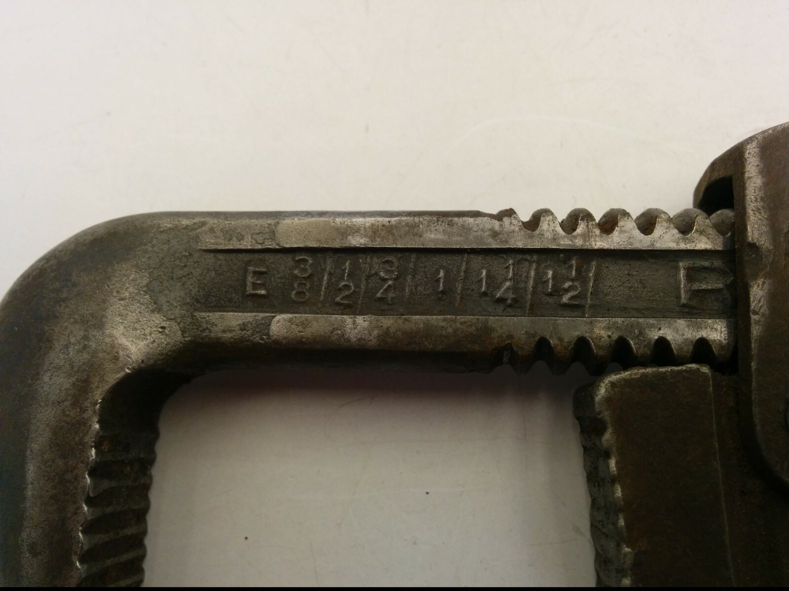 VINTAGE DUREX WEST GERMANY #10 ADJUSTABLE PIPE WRENCH, 9" LONG