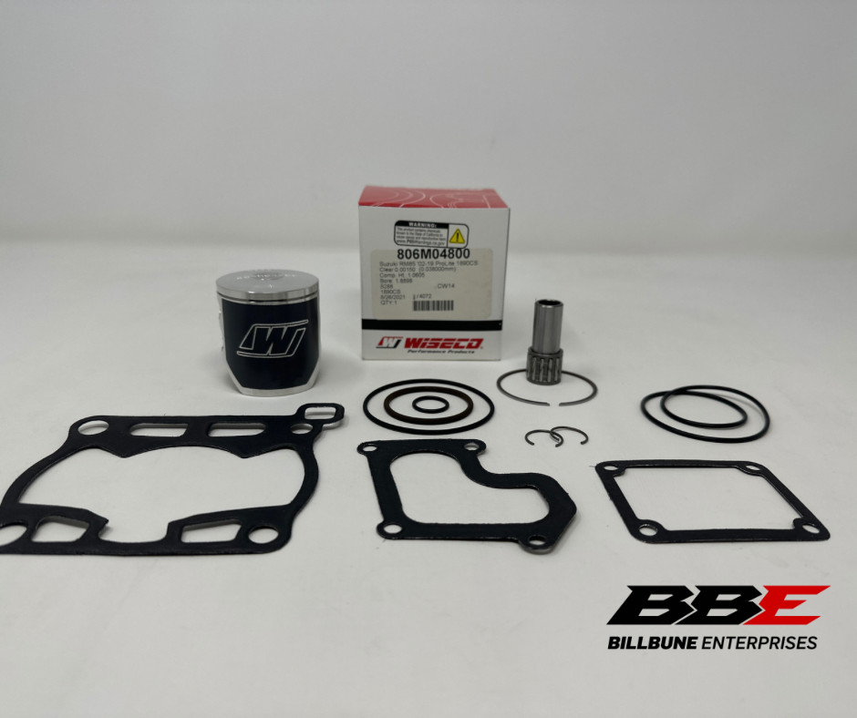 '02-'22 Suzuki RM85 Wiseco Top End Kit Standard 48.00mm Bore Piston, Gaskets