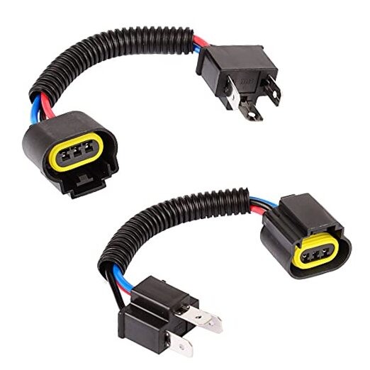 9003 H4 Male to H13 9008 Female Socket Connector Adapter Pigtail Wiring