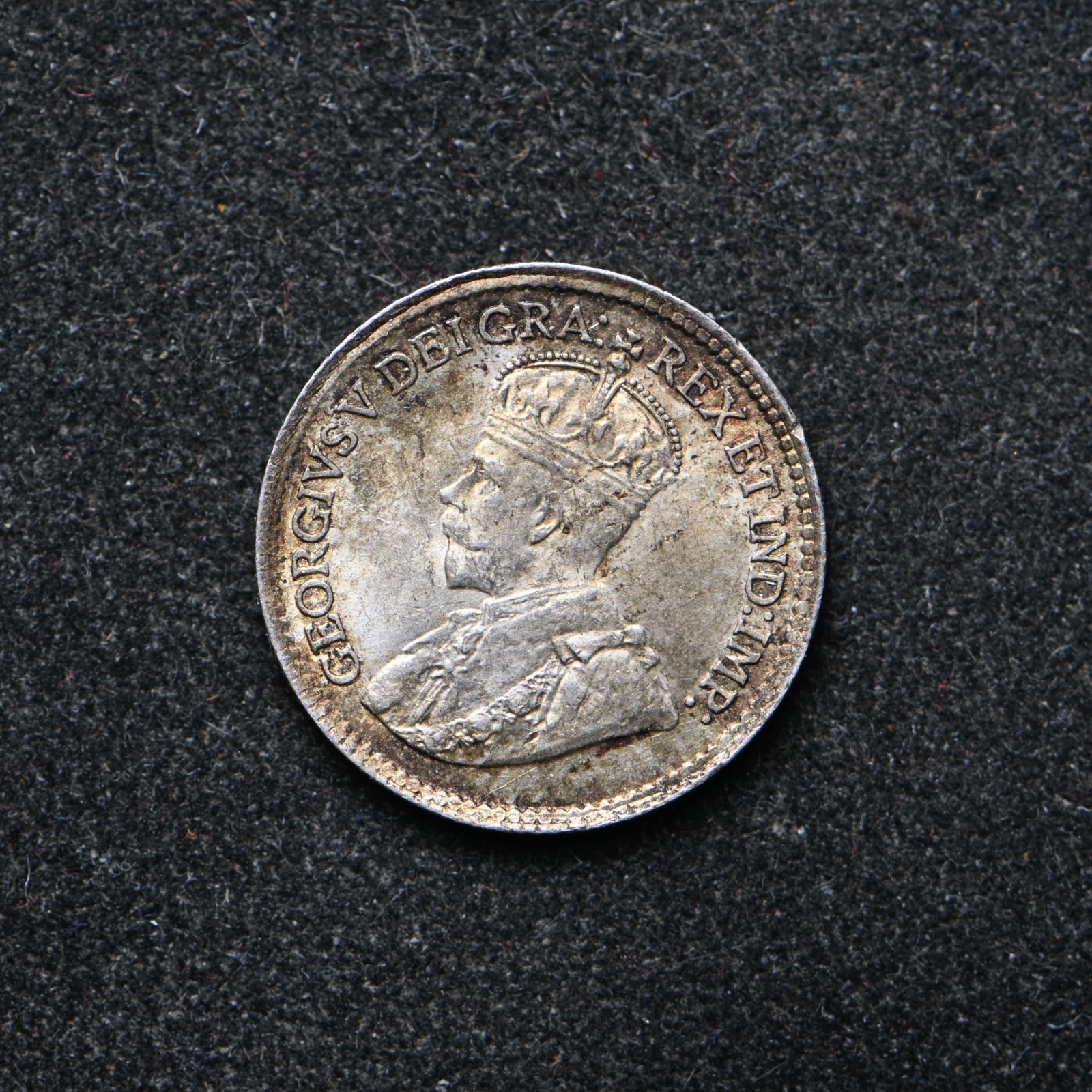 1918 Canada Five Cent .925 Silver Coin BU++ (bb19422)