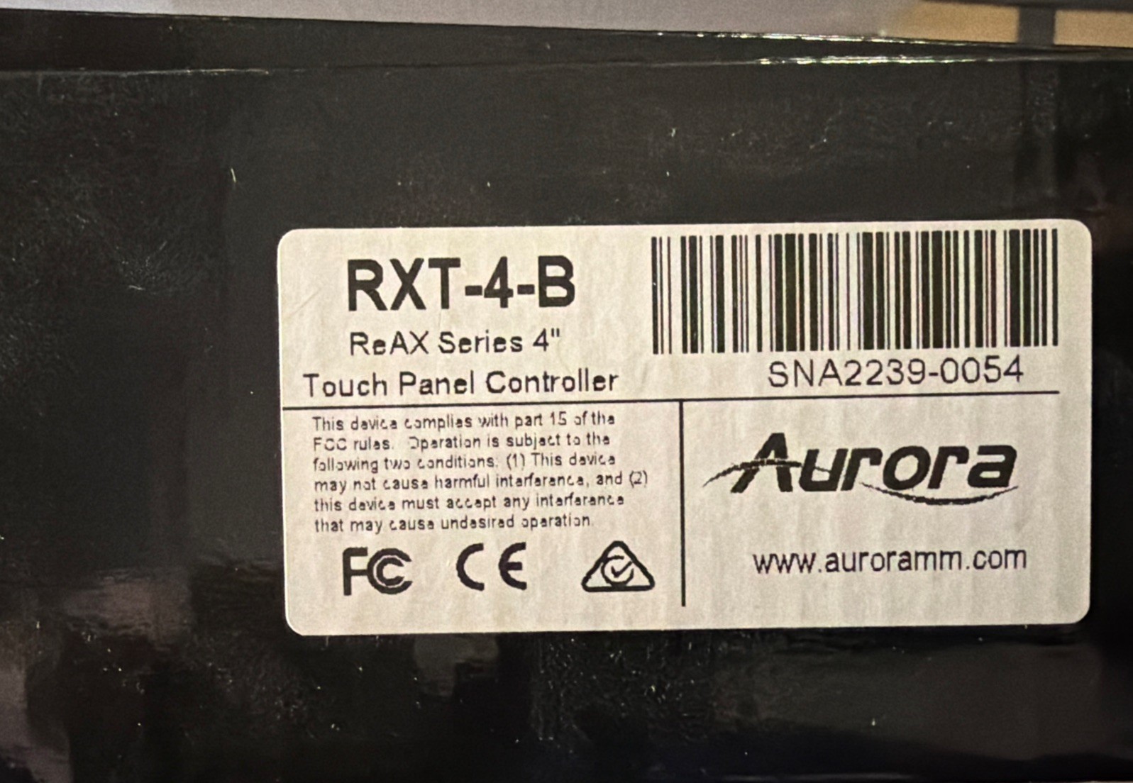 NEW Aurora RXT-4-B ReAX Series 4 Touch Panel Controller (G176)