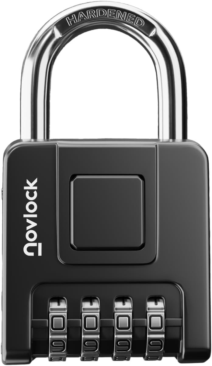 Combination Lock for Outdoor & Indoor | Heavy Duty, Weatherproof, 4-Digit
