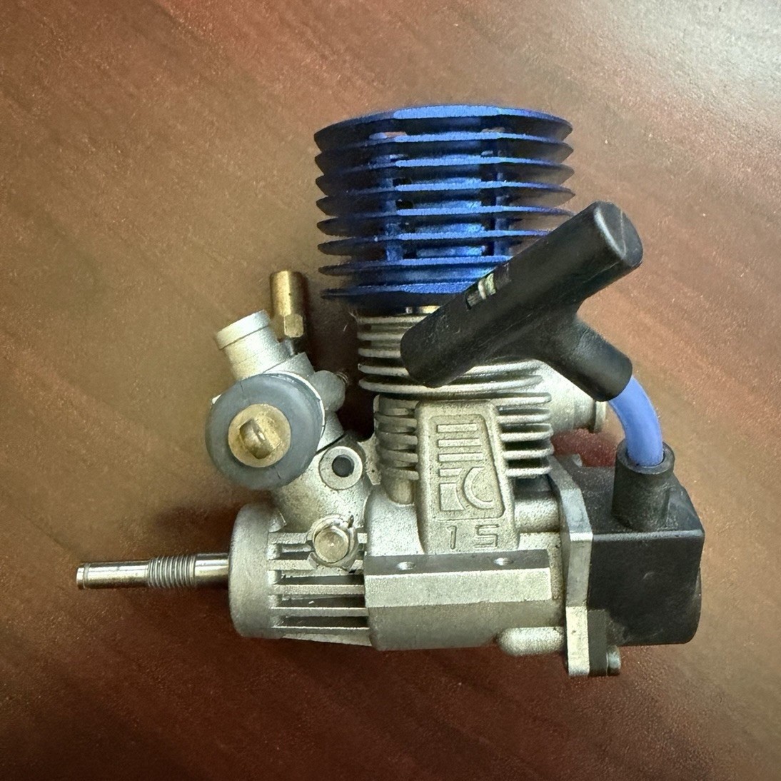 Force Models Co Ltd 2-Stroke RC Nitro 15 Glow Engine w/ Pull Start Blue Head