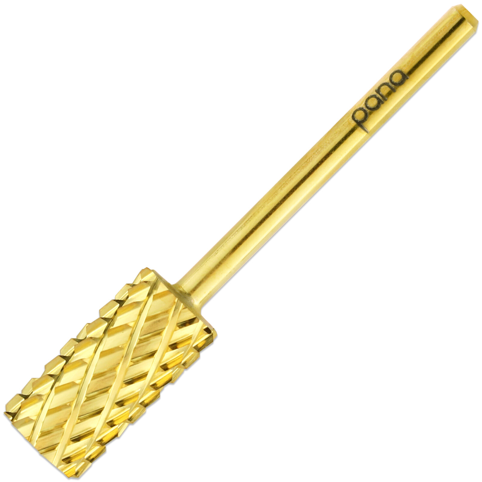 Professional Gold Large Barrel Nail Drill Bit 4X Coarse Grit