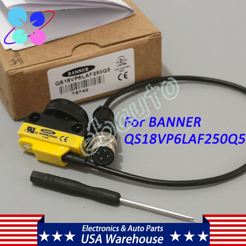 New World-Beam Photoelectric Sensor For Banner Engineering QS18VP6LAF250Q5