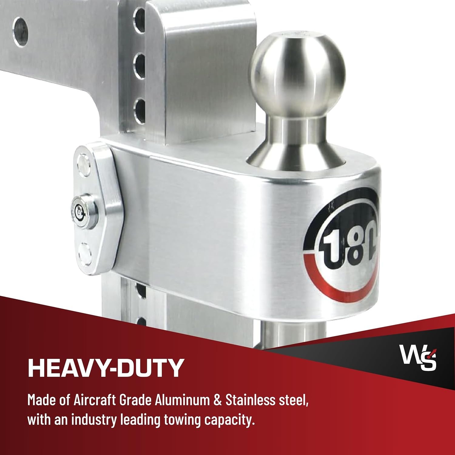 WeighSafe 180 HITCH LTB6-2.5 Adjustable 6" Drop Hitch 2.5" Receiver