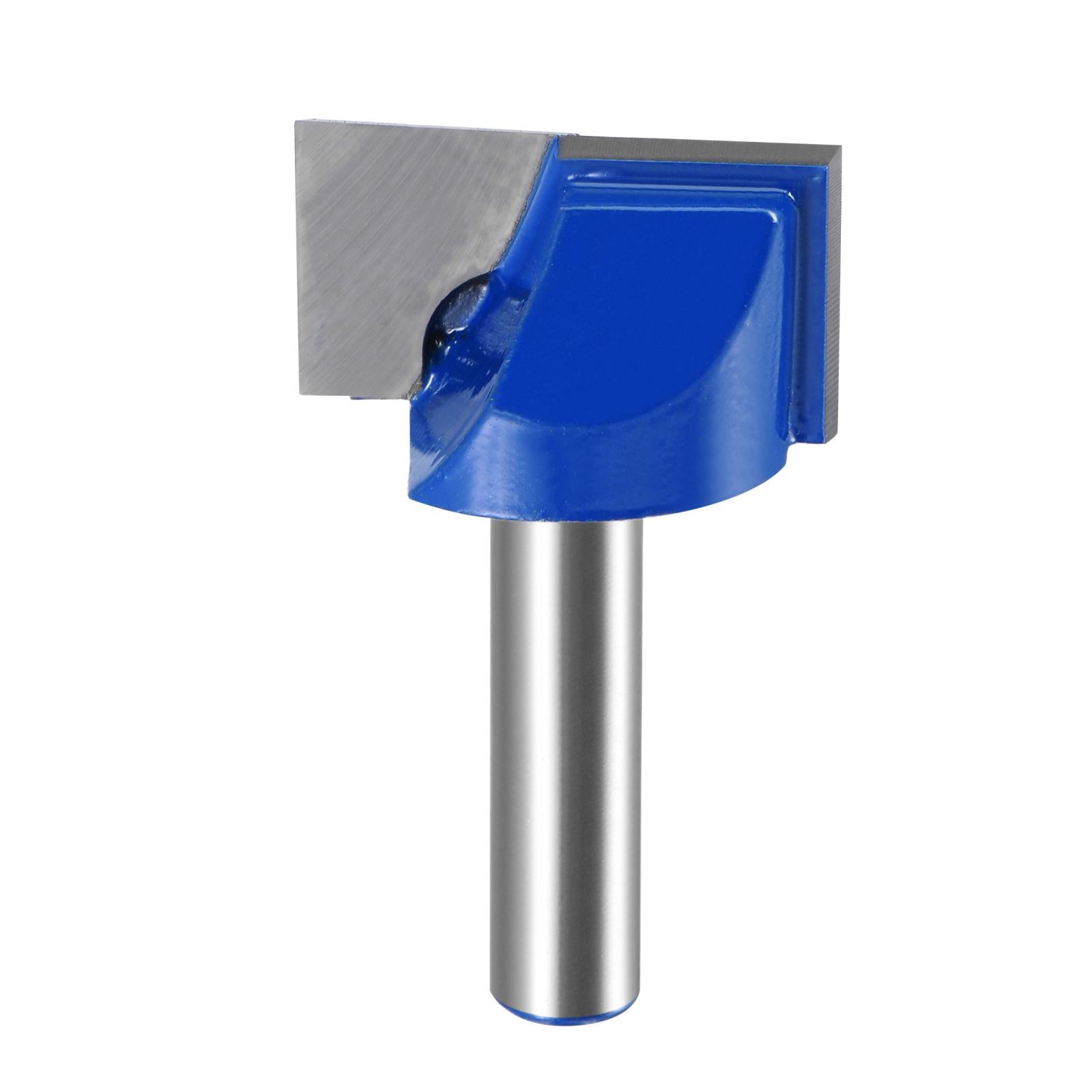 28mm Dia 8mm Shank Bottom Carbide Tipped Cleaning Router Bit 2 Flute Uncoated