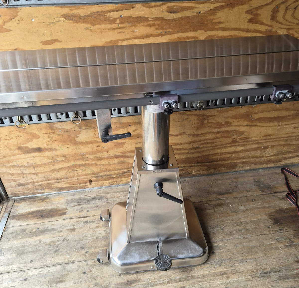 Shor-Line V-Top Veterinary Stainless Steel Surgical Table