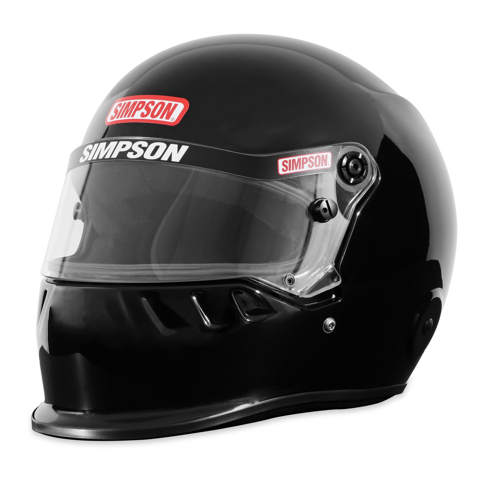 Simpson Racing 7950012 SD1 Dirt Track Helmet - Snell SA2020 - Black - Adult SML