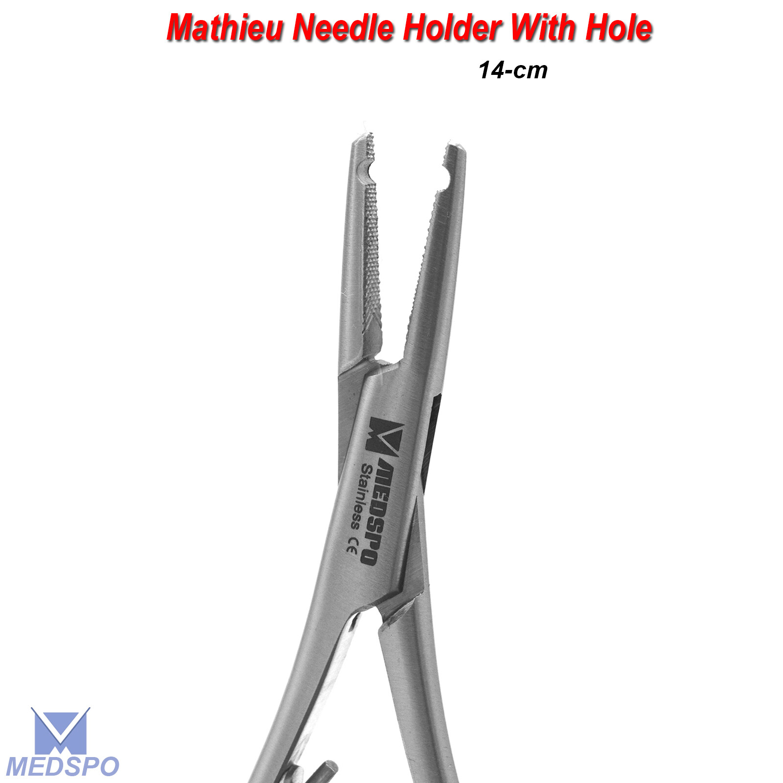Dental Mathieu Elastics Inserting Pliers With Hole Ligating Orthodontic Forceps