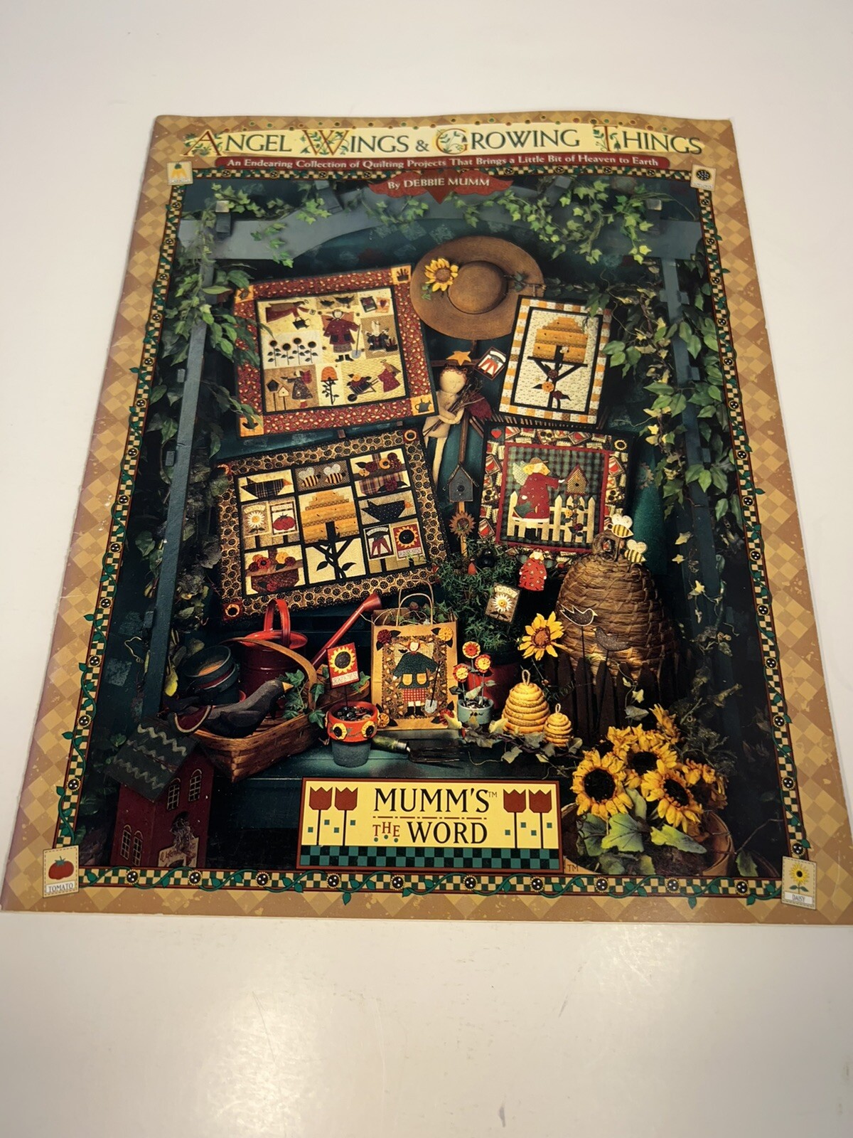 Debbie Mumm Quilting Pattern Booklet Angel Wings & Growing Things Mumms the Word