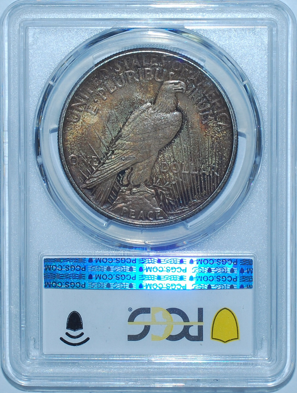 1921 P PCGS MS62 High Relief Peace Silver Dollar