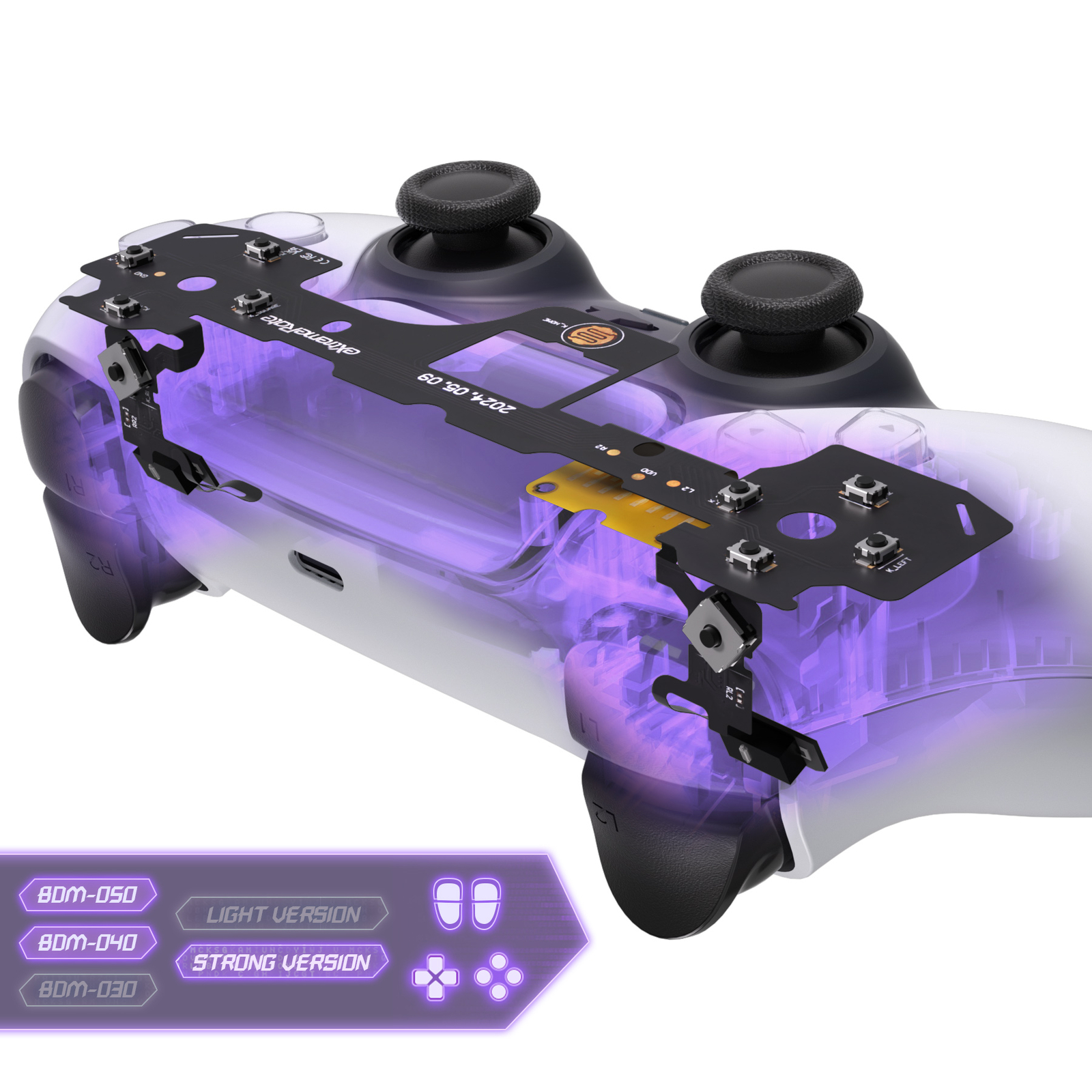 Whole Clicky Kit V2 Shoulder Triggers for PS5 Controller BDM-040/050/060 Buttons