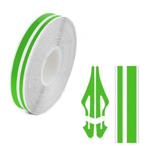 Decal Tape Vinyl Sticker for Vehicle Bodies & Parts Lime Green 1/2" PIN Stripe