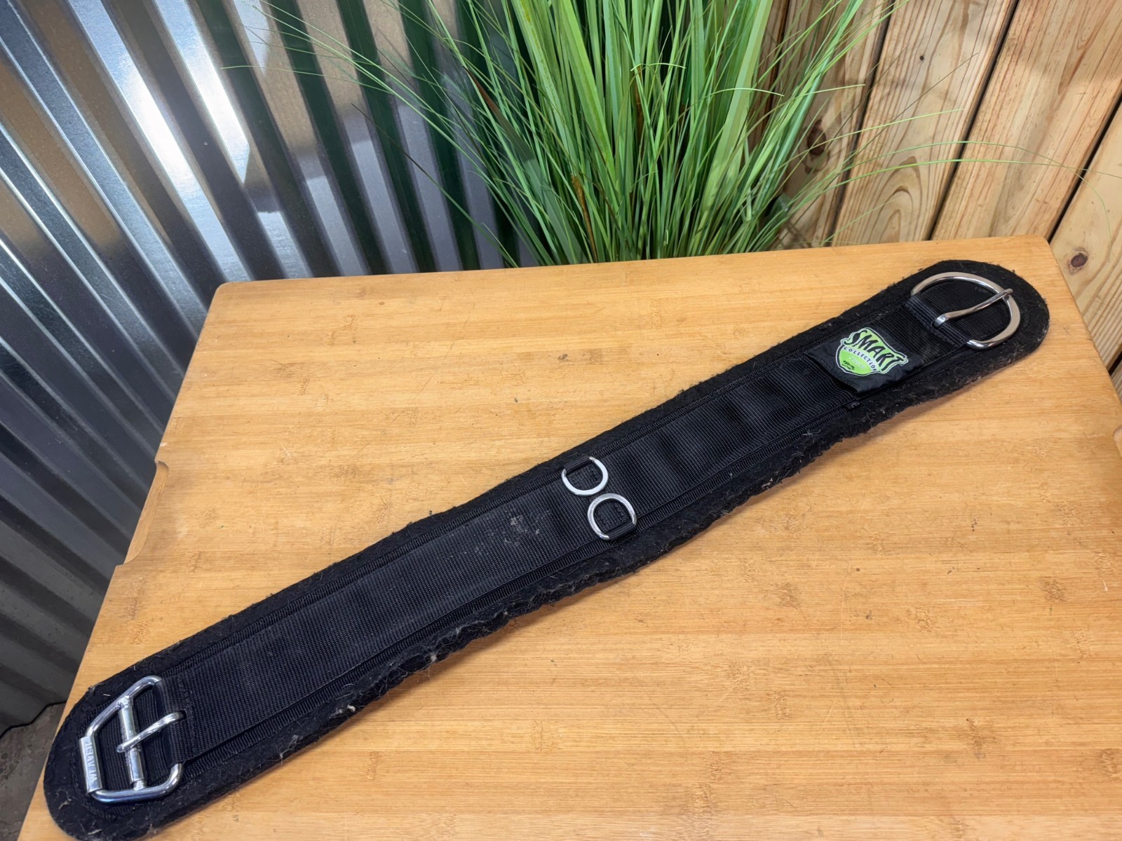 Weaver Smart Cinch  Black Felt Western Horse Cinch Girth ~36"